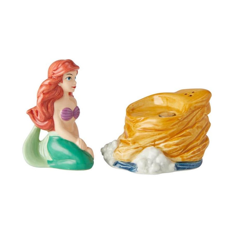 Disney Ariel on Rock Salt & Pepper Shaker Set – Ceramic Collectible Kitchenware