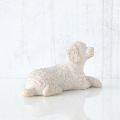 Willow Tree – Love My Dog (Small Lying) Figurine by Susan Lordi