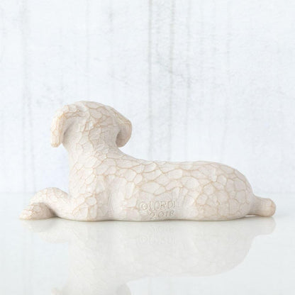 Willow Tree – Love My Dog (Small Lying) Figurine by Susan Lordi