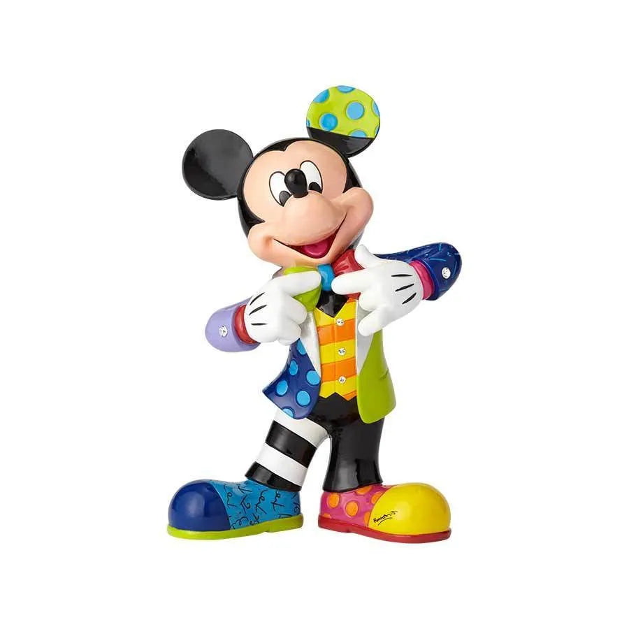 Disney Britto Mickey Mouse 90th Anniversary Large Figurine With Bling