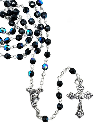 CRYSTAL ROSARY – 4MM BEADS
