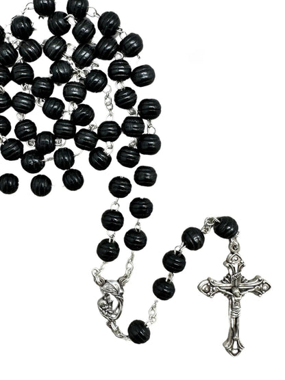 CARPINO WOOD ROSARY – 8MM ROUND BEADS