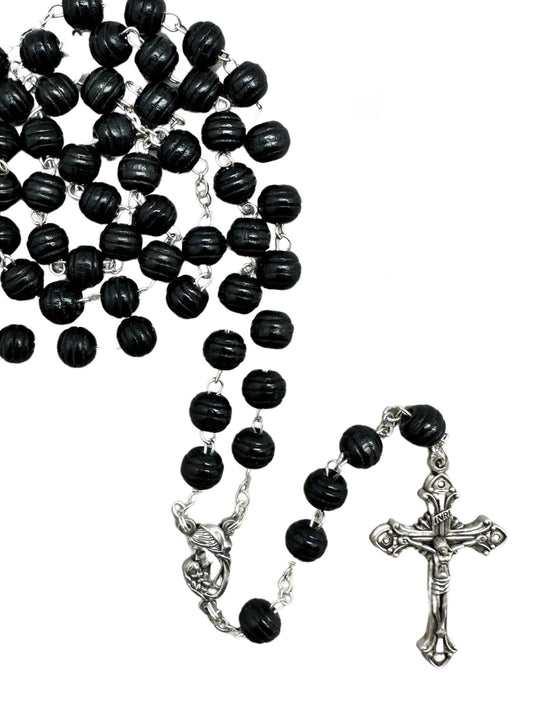 CARPINO WOOD ROSARY – 8MM ROUND BEADS