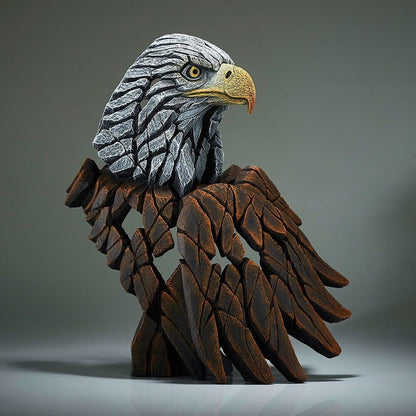 Edge Sculpture Bald Eagle Bust – Large Hand-Painted Resin Figurine
