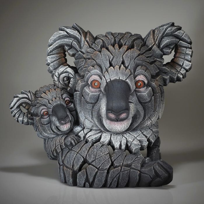 EDGE KOALA & JOEY BUST – MATT BUCKLEY SCULPTURE