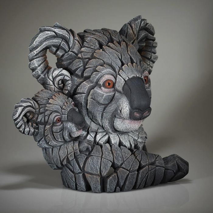 EDGE KOALA & JOEY BUST – MATT BUCKLEY SCULPTURE