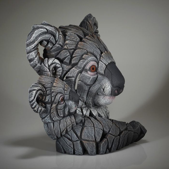 EDGE KOALA & JOEY BUST – MATT BUCKLEY SCULPTURE
