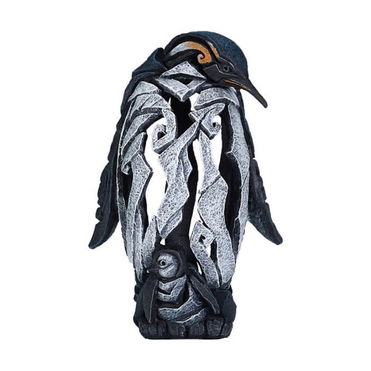 Edge Sculpture Penguin Figure – Large Hand-Painted Resin Collectible