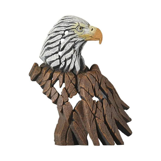 Edge Sculpture Bald Eagle Bust – Large Hand-Painted Resin Figurine