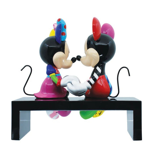 Romero Britto Disney Britto Mickey & Minnie Mouse Love Figurine