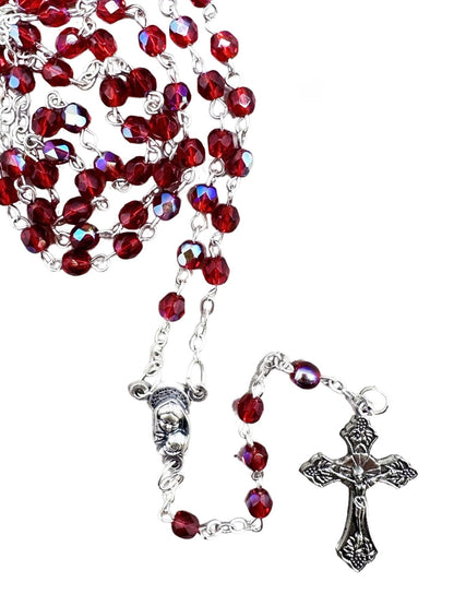 CRYSTAL ROSARY – 4MM BEADS