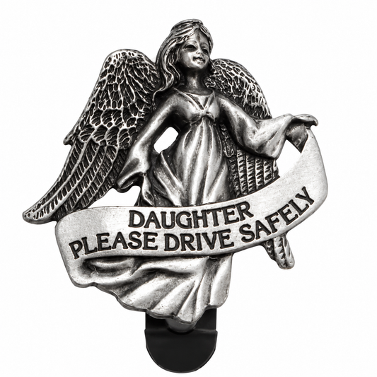 Daughter Guardian Angel Visor Clip – Please Drive Safely